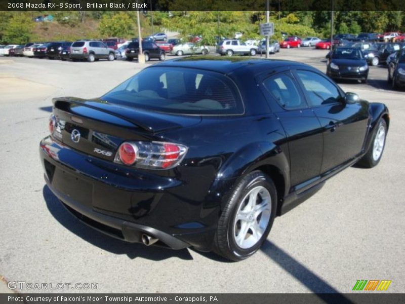 Brilliant Black / Black 2008 Mazda RX-8 Sport