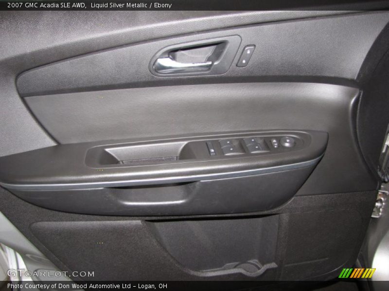 Liquid Silver Metallic / Ebony 2007 GMC Acadia SLE AWD