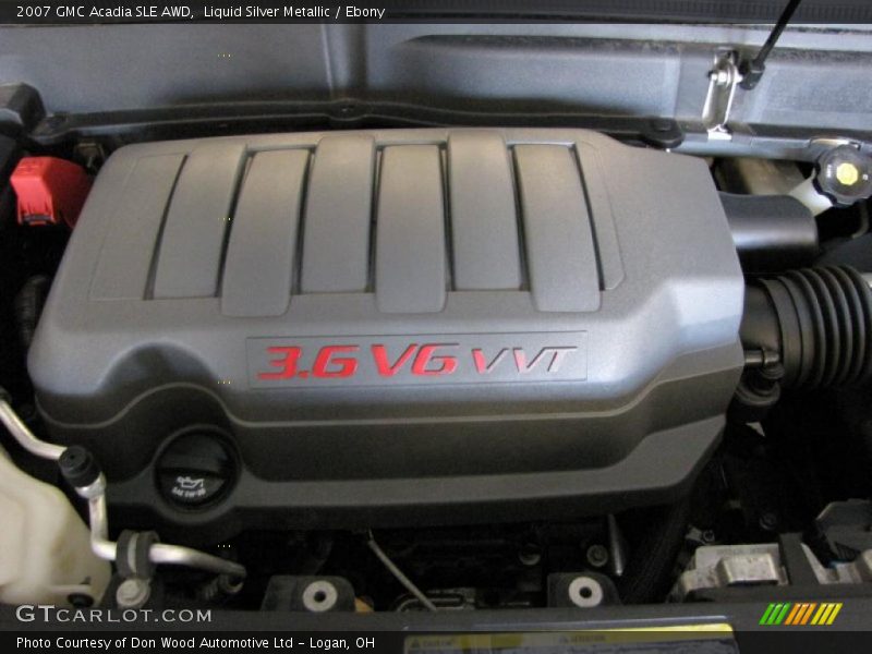 Liquid Silver Metallic / Ebony 2007 GMC Acadia SLE AWD