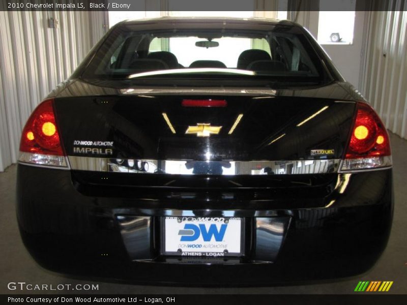 Black / Ebony 2010 Chevrolet Impala LS