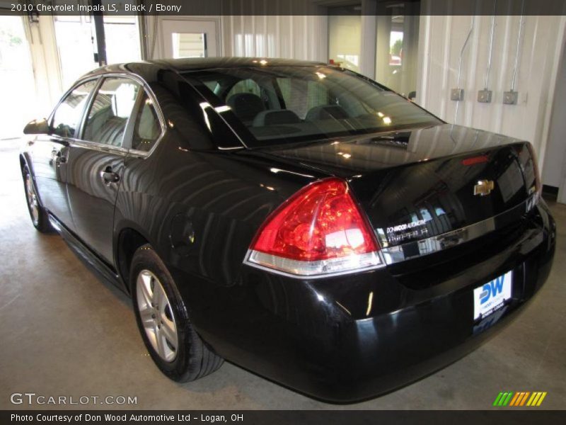 Black / Ebony 2010 Chevrolet Impala LS