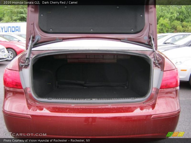 Dark Cherry Red / Camel 2010 Hyundai Sonata GLS
