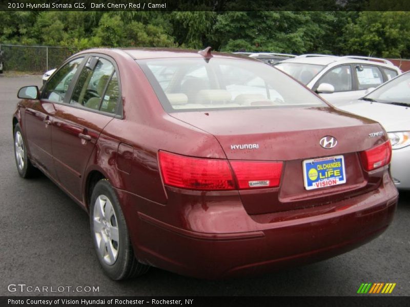 Dark Cherry Red / Camel 2010 Hyundai Sonata GLS