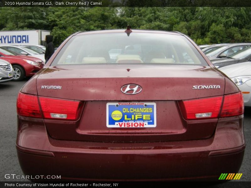 Dark Cherry Red / Camel 2010 Hyundai Sonata GLS