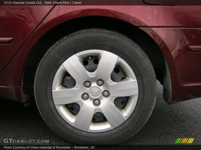 Dark Cherry Red / Camel 2010 Hyundai Sonata GLS