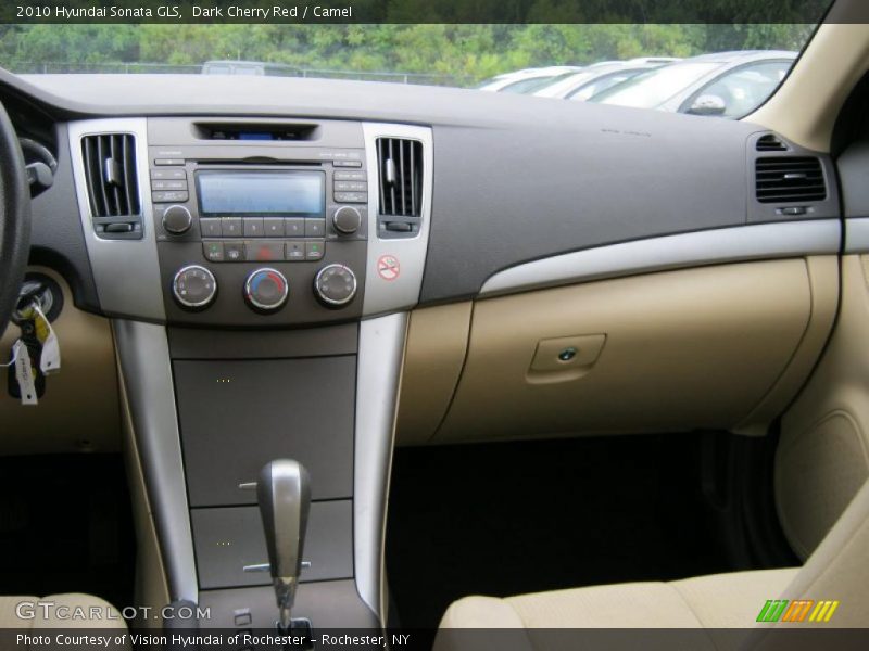 Dark Cherry Red / Camel 2010 Hyundai Sonata GLS