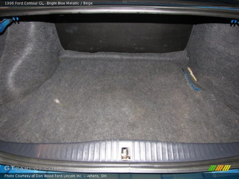 Bright Blue Metallic / Beige 1996 Ford Contour GL