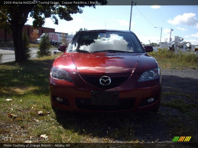 Copper Red Mica / Black 2009 Mazda MAZDA3 i Touring Sedan