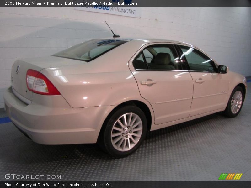 Light Sage Metallic / Medium Light Stone 2008 Mercury Milan I4 Premier