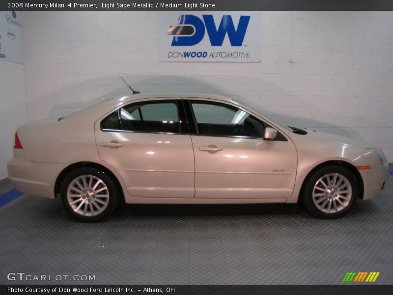 Light Sage Metallic / Medium Light Stone 2008 Mercury Milan I4 Premier