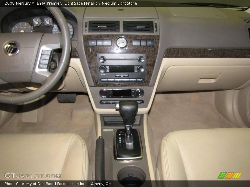 Light Sage Metallic / Medium Light Stone 2008 Mercury Milan I4 Premier