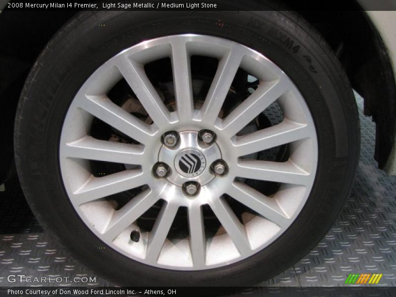 Light Sage Metallic / Medium Light Stone 2008 Mercury Milan I4 Premier