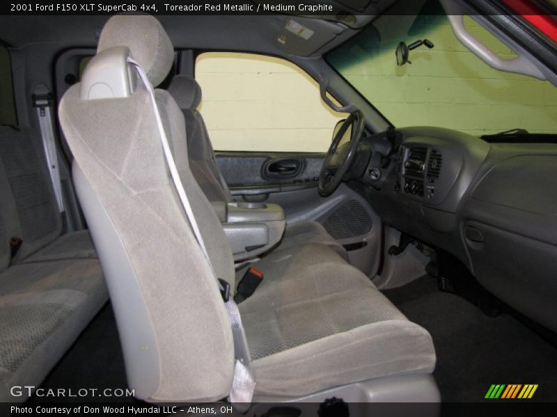 Toreador Red Metallic / Medium Graphite 2001 Ford F150 XLT SuperCab 4x4