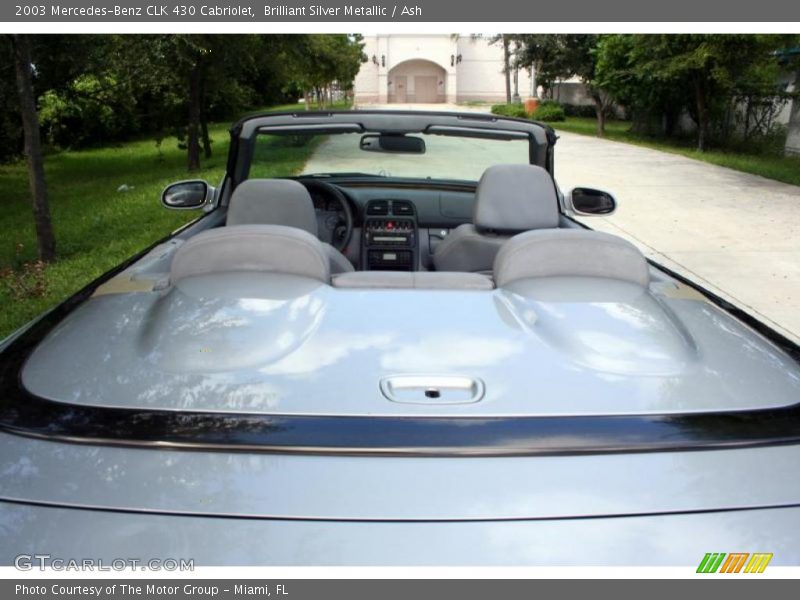 Brilliant Silver Metallic / Ash 2003 Mercedes-Benz CLK 430 Cabriolet