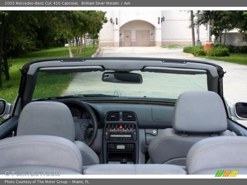 Brilliant Silver Metallic / Ash 2003 Mercedes-Benz CLK 430 Cabriolet