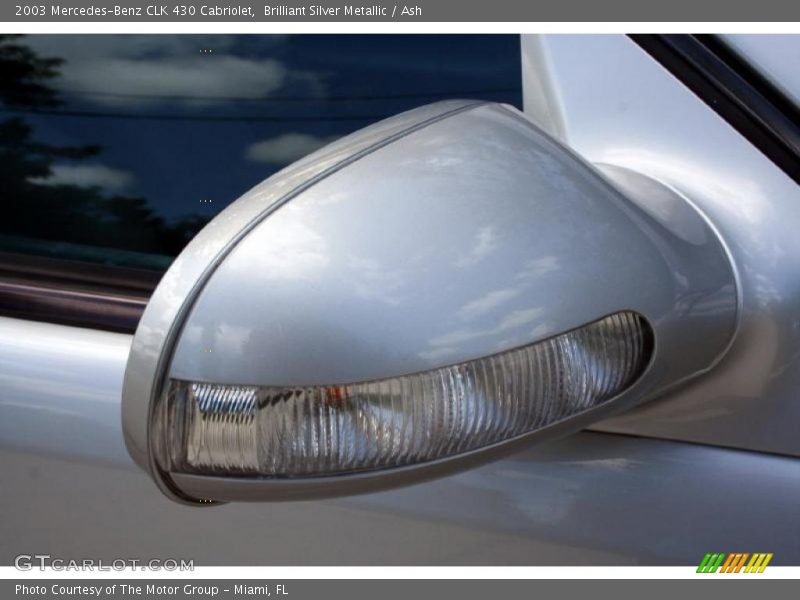Brilliant Silver Metallic / Ash 2003 Mercedes-Benz CLK 430 Cabriolet