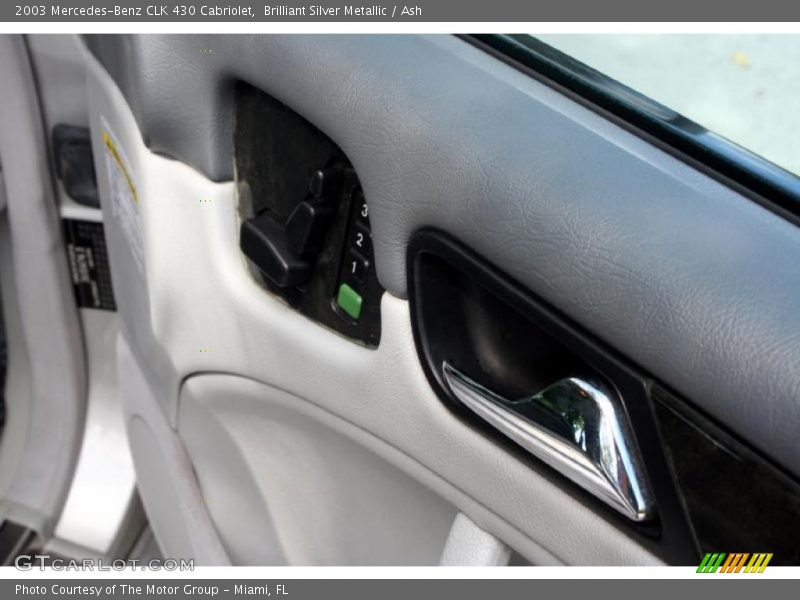 Brilliant Silver Metallic / Ash 2003 Mercedes-Benz CLK 430 Cabriolet