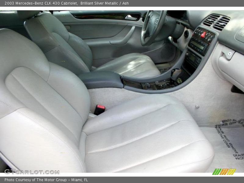 Brilliant Silver Metallic / Ash 2003 Mercedes-Benz CLK 430 Cabriolet