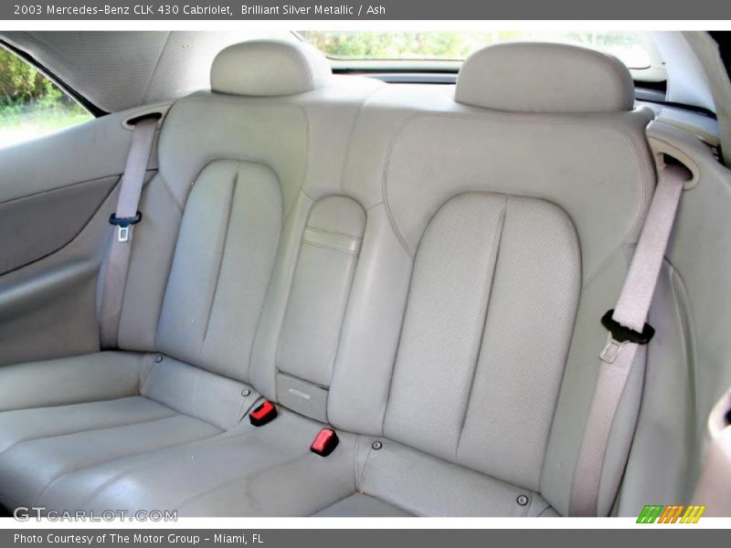 Brilliant Silver Metallic / Ash 2003 Mercedes-Benz CLK 430 Cabriolet