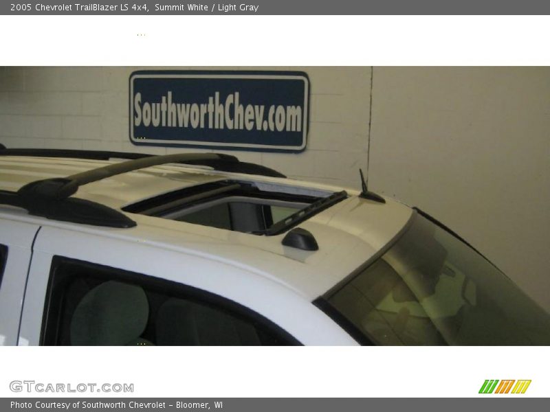 Summit White / Light Gray 2005 Chevrolet TrailBlazer LS 4x4