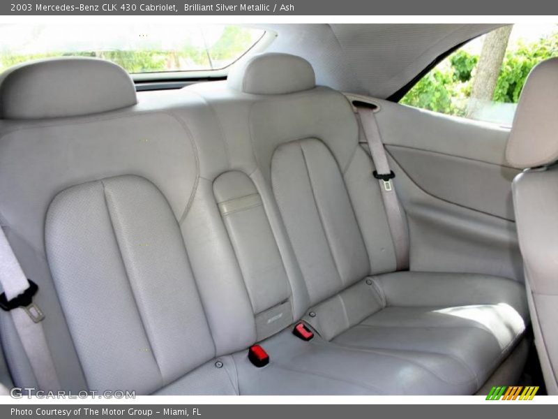 Brilliant Silver Metallic / Ash 2003 Mercedes-Benz CLK 430 Cabriolet