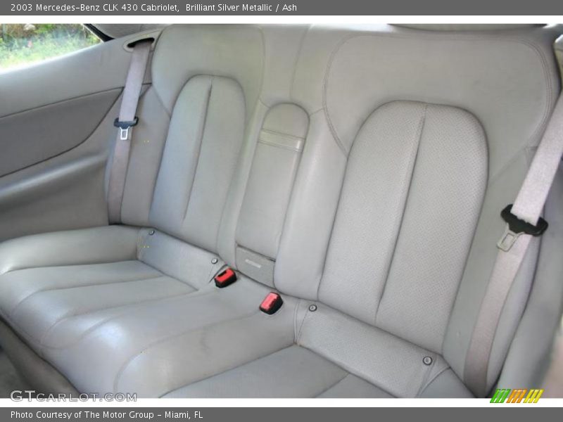 Brilliant Silver Metallic / Ash 2003 Mercedes-Benz CLK 430 Cabriolet