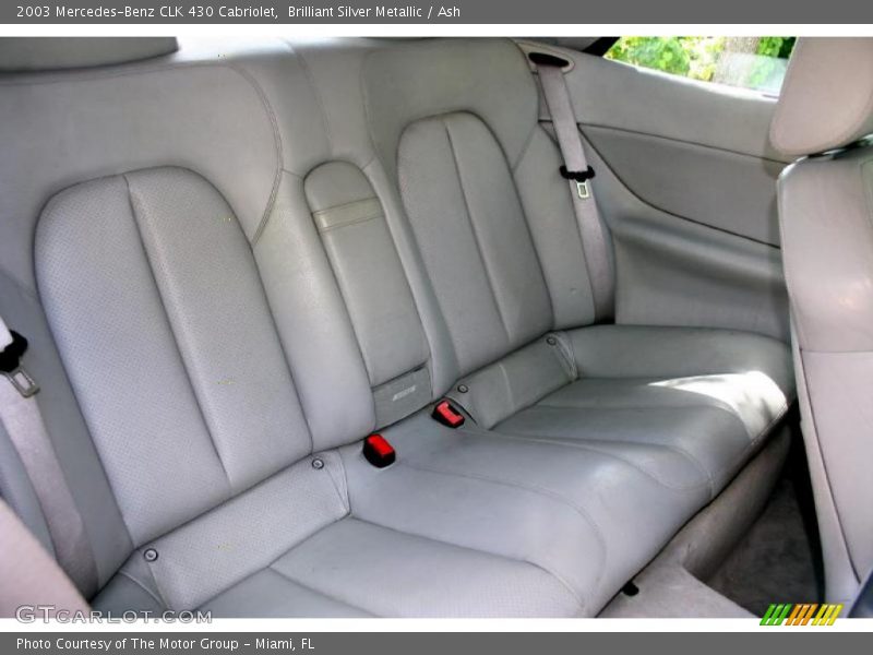 Brilliant Silver Metallic / Ash 2003 Mercedes-Benz CLK 430 Cabriolet