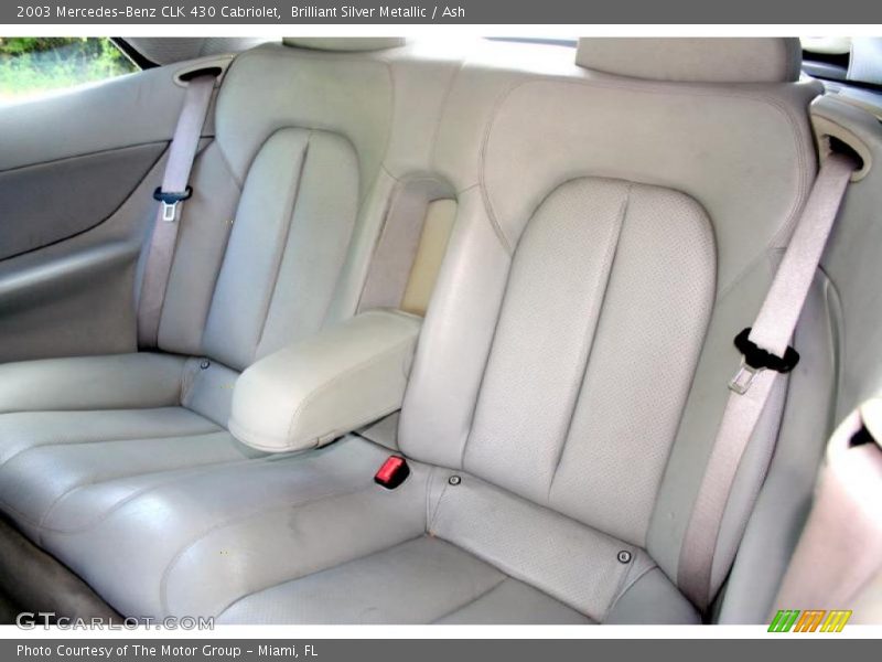 Brilliant Silver Metallic / Ash 2003 Mercedes-Benz CLK 430 Cabriolet