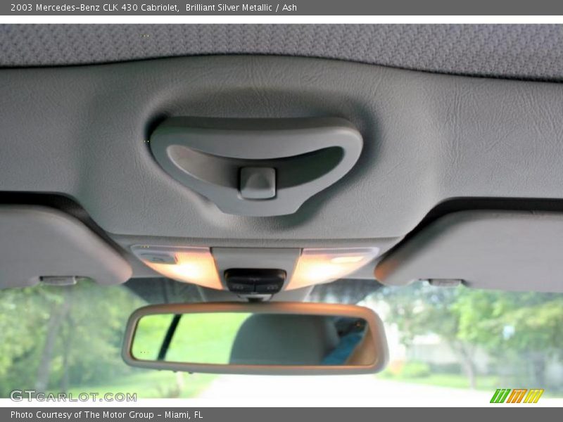 Brilliant Silver Metallic / Ash 2003 Mercedes-Benz CLK 430 Cabriolet