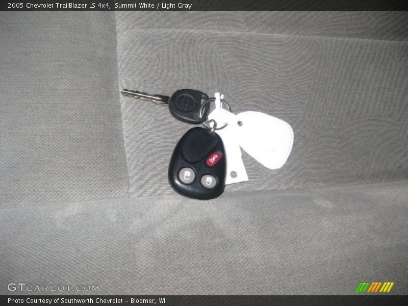 Summit White / Light Gray 2005 Chevrolet TrailBlazer LS 4x4