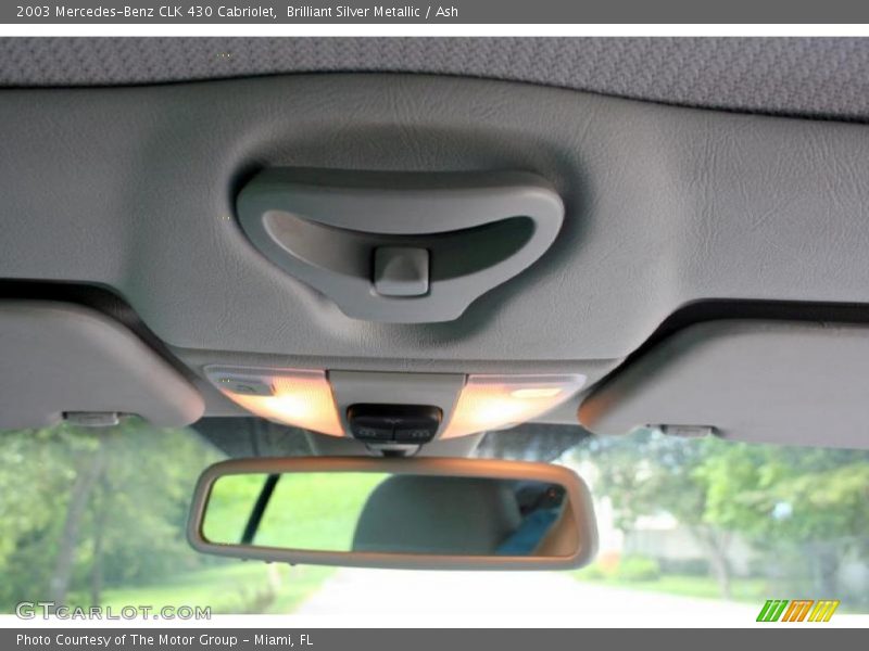 Brilliant Silver Metallic / Ash 2003 Mercedes-Benz CLK 430 Cabriolet