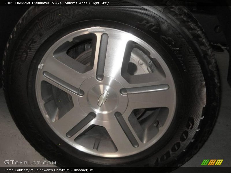 Summit White / Light Gray 2005 Chevrolet TrailBlazer LS 4x4