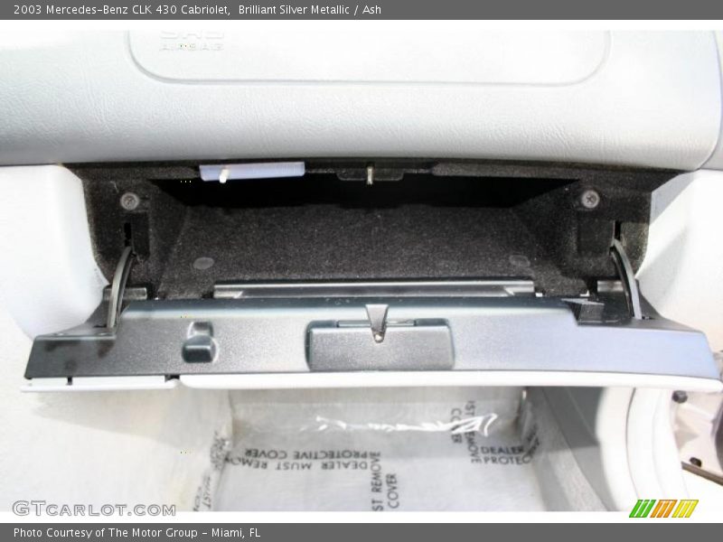 Brilliant Silver Metallic / Ash 2003 Mercedes-Benz CLK 430 Cabriolet
