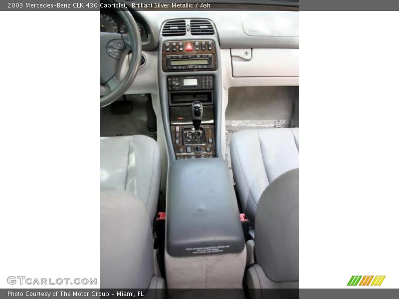 Brilliant Silver Metallic / Ash 2003 Mercedes-Benz CLK 430 Cabriolet