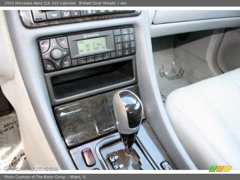 Brilliant Silver Metallic / Ash 2003 Mercedes-Benz CLK 430 Cabriolet