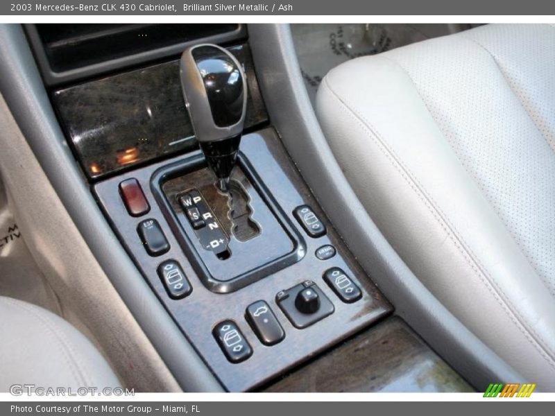 Brilliant Silver Metallic / Ash 2003 Mercedes-Benz CLK 430 Cabriolet