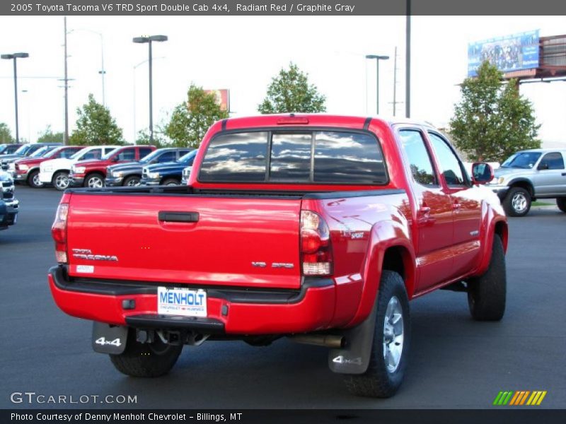 Radiant Red / Graphite Gray 2005 Toyota Tacoma V6 TRD Sport Double Cab 4x4
