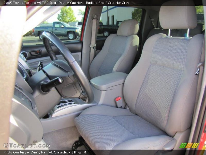 Radiant Red / Graphite Gray 2005 Toyota Tacoma V6 TRD Sport Double Cab 4x4