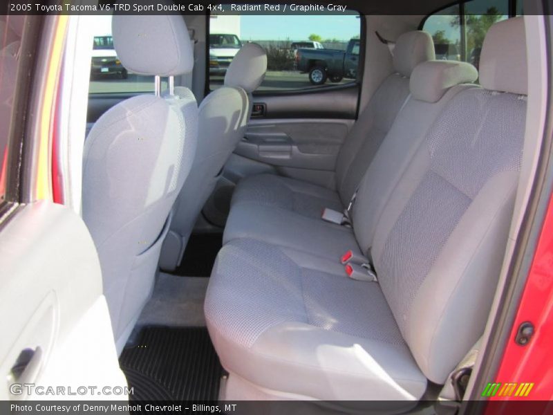 Radiant Red / Graphite Gray 2005 Toyota Tacoma V6 TRD Sport Double Cab 4x4