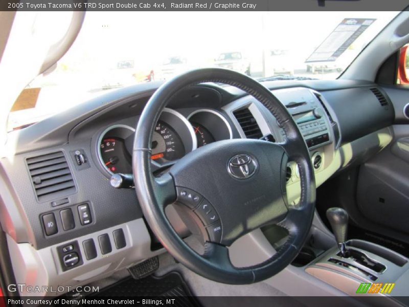 Radiant Red / Graphite Gray 2005 Toyota Tacoma V6 TRD Sport Double Cab 4x4