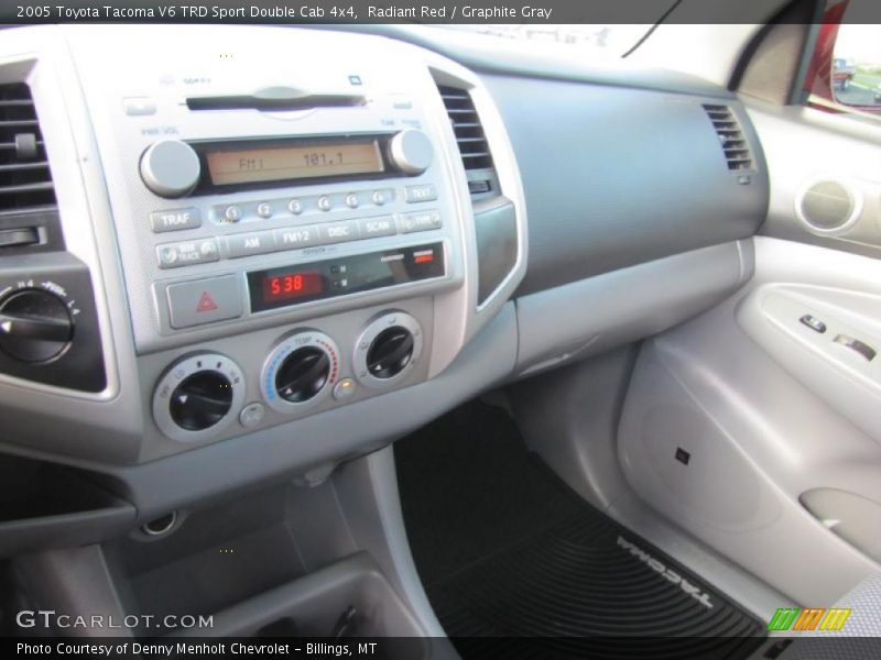 Radiant Red / Graphite Gray 2005 Toyota Tacoma V6 TRD Sport Double Cab 4x4