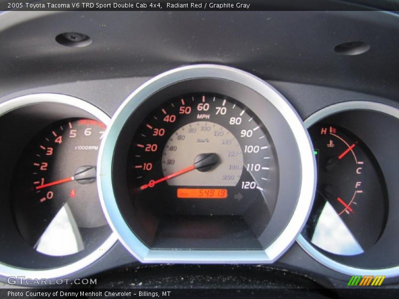 Radiant Red / Graphite Gray 2005 Toyota Tacoma V6 TRD Sport Double Cab 4x4