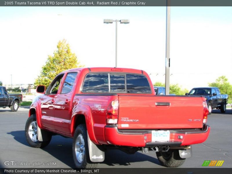 Radiant Red / Graphite Gray 2005 Toyota Tacoma V6 TRD Sport Double Cab 4x4