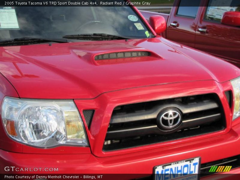 Radiant Red / Graphite Gray 2005 Toyota Tacoma V6 TRD Sport Double Cab 4x4
