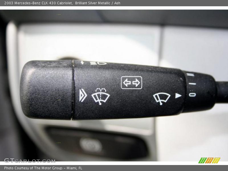 Brilliant Silver Metallic / Ash 2003 Mercedes-Benz CLK 430 Cabriolet