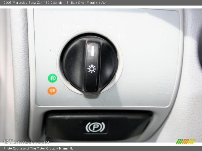 Brilliant Silver Metallic / Ash 2003 Mercedes-Benz CLK 430 Cabriolet