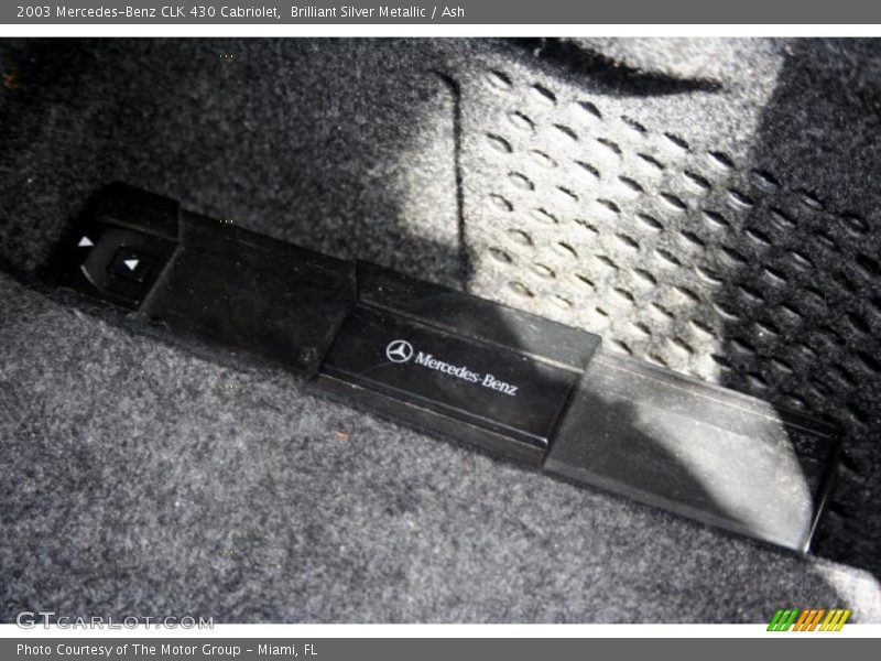 Brilliant Silver Metallic / Ash 2003 Mercedes-Benz CLK 430 Cabriolet