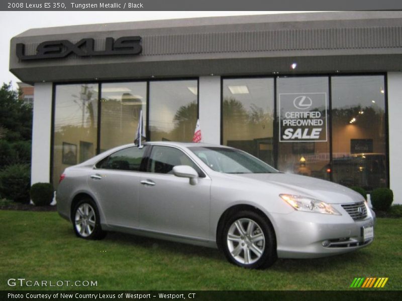 Tungsten Metallic / Black 2008 Lexus ES 350