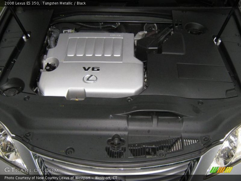 Tungsten Metallic / Black 2008 Lexus ES 350