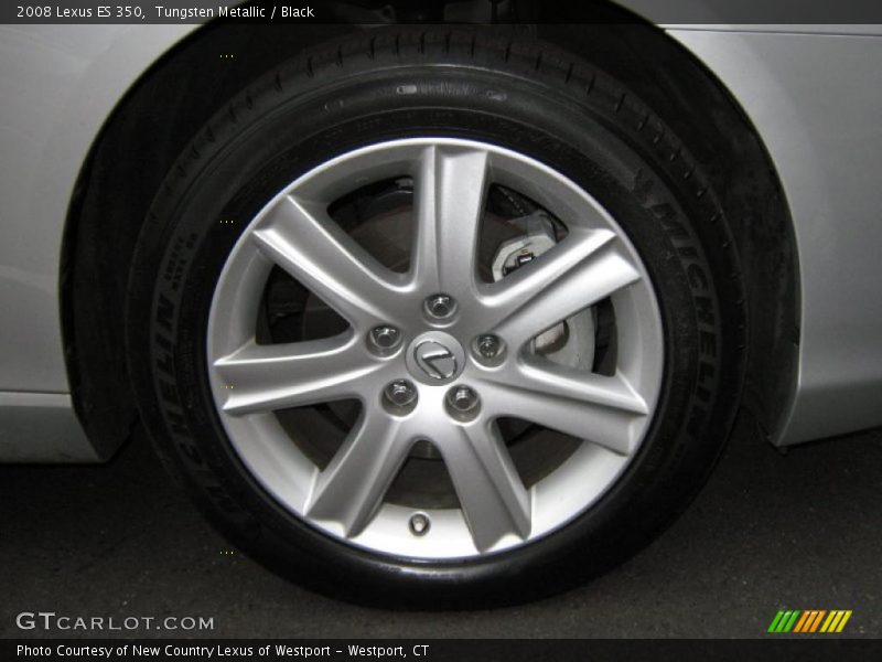 Tungsten Metallic / Black 2008 Lexus ES 350